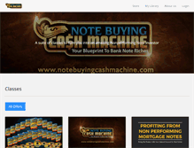 Tablet Screenshot of notebuyingcashmachine.com